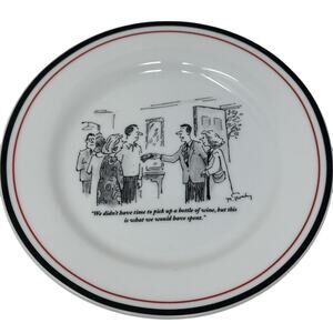 Restoration Hardware The New Yorker Humor “We Didn’t Have Time…” “8” Plate